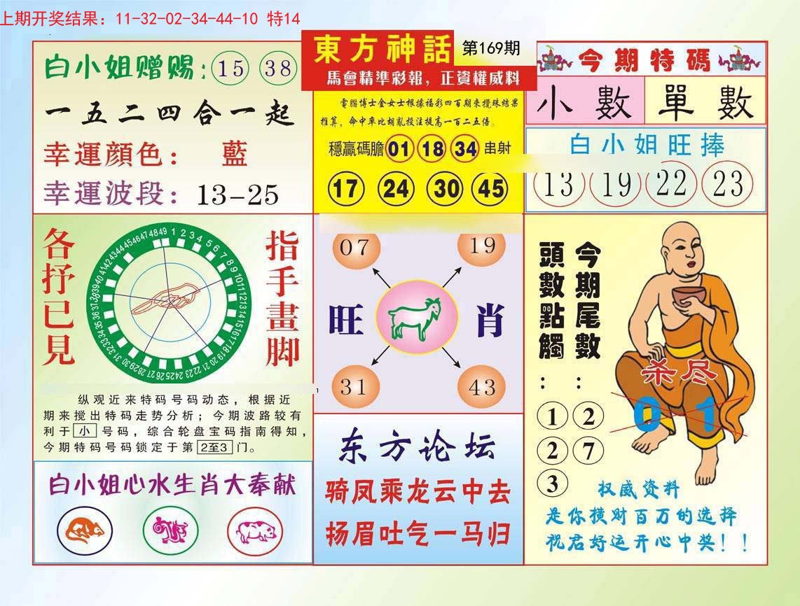 2024169期东方神话