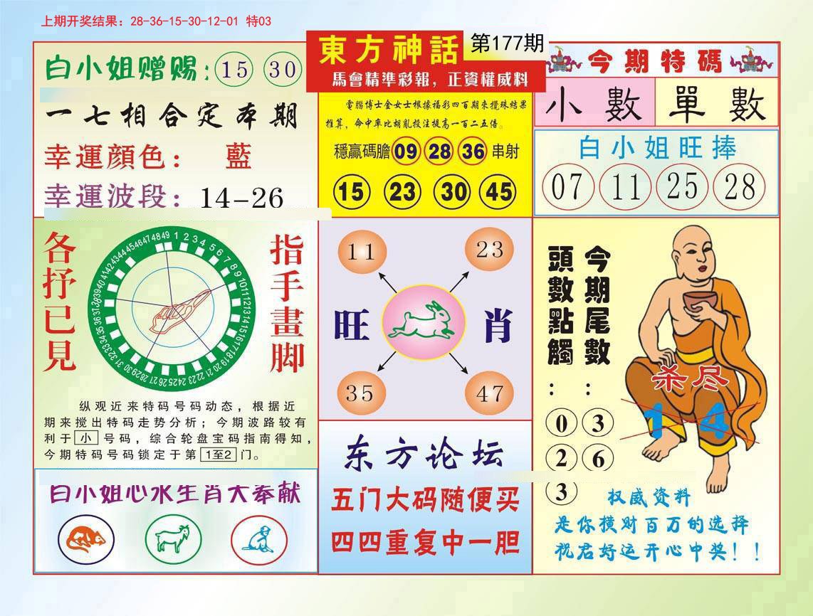 2024177期东方神话
