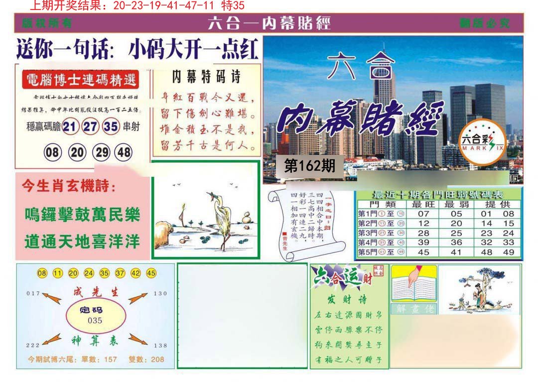 2024162期内幕赌经