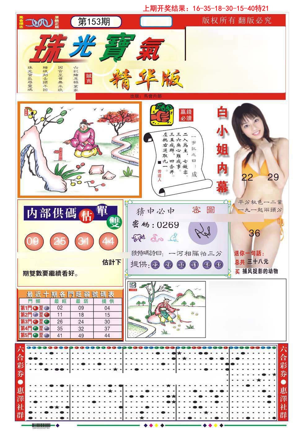 2024153期珠光宝气A
