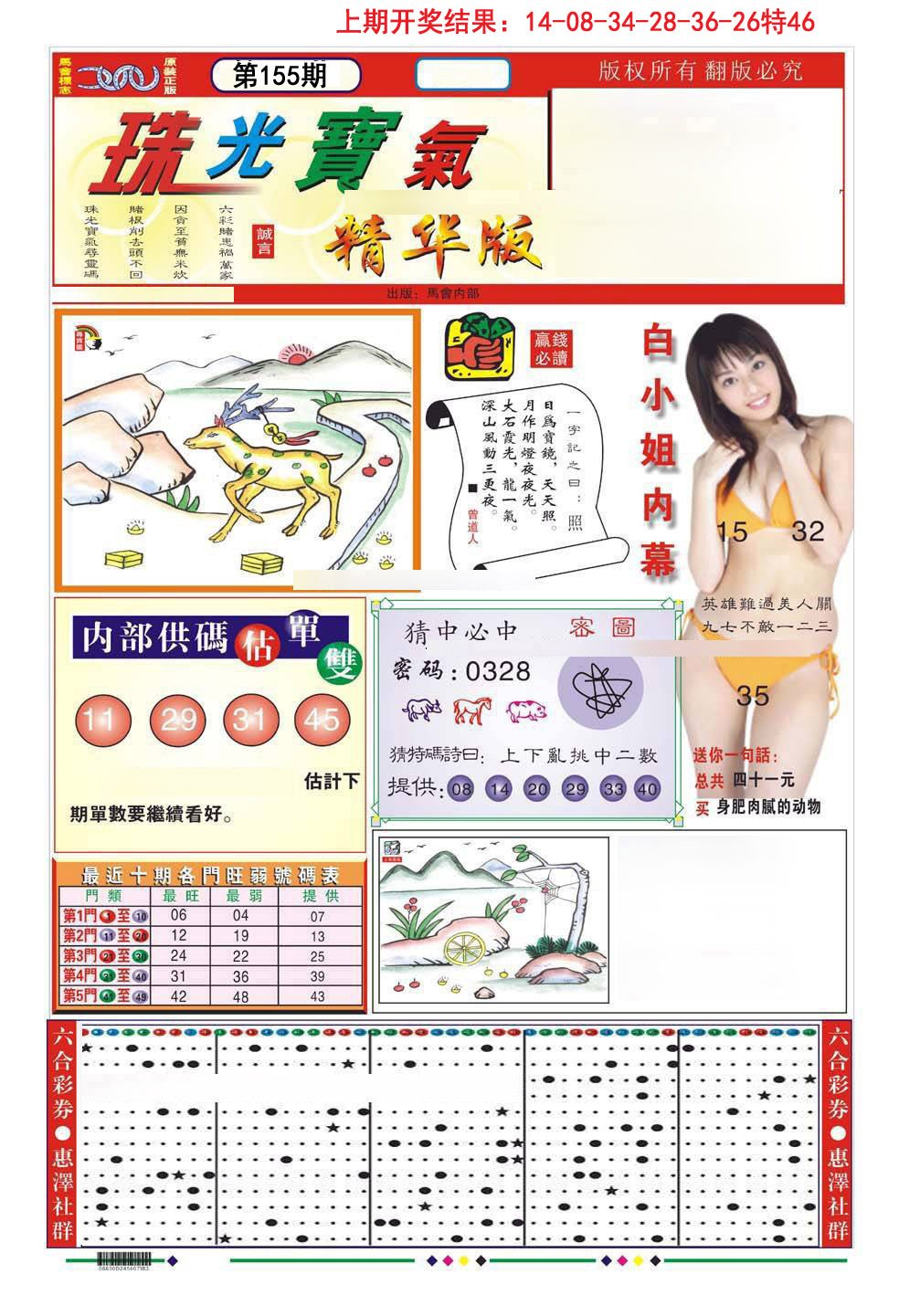 2024155期珠光宝气A