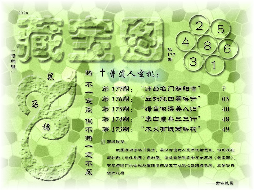2024177期《藏宝图》