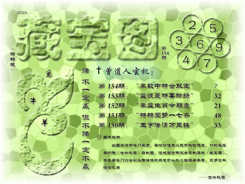 2024154期《藏宝图》