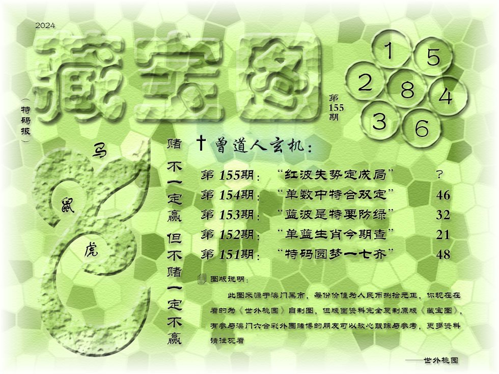 2024155期《藏宝图》