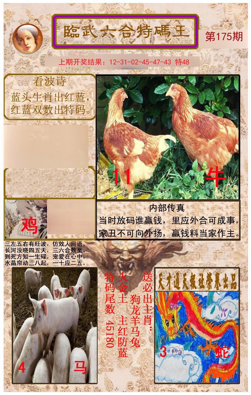 2024175期临武六合特码王