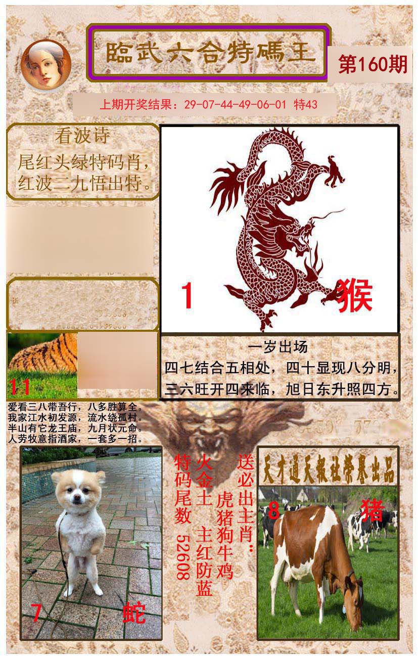 2024160期临武六合特码王