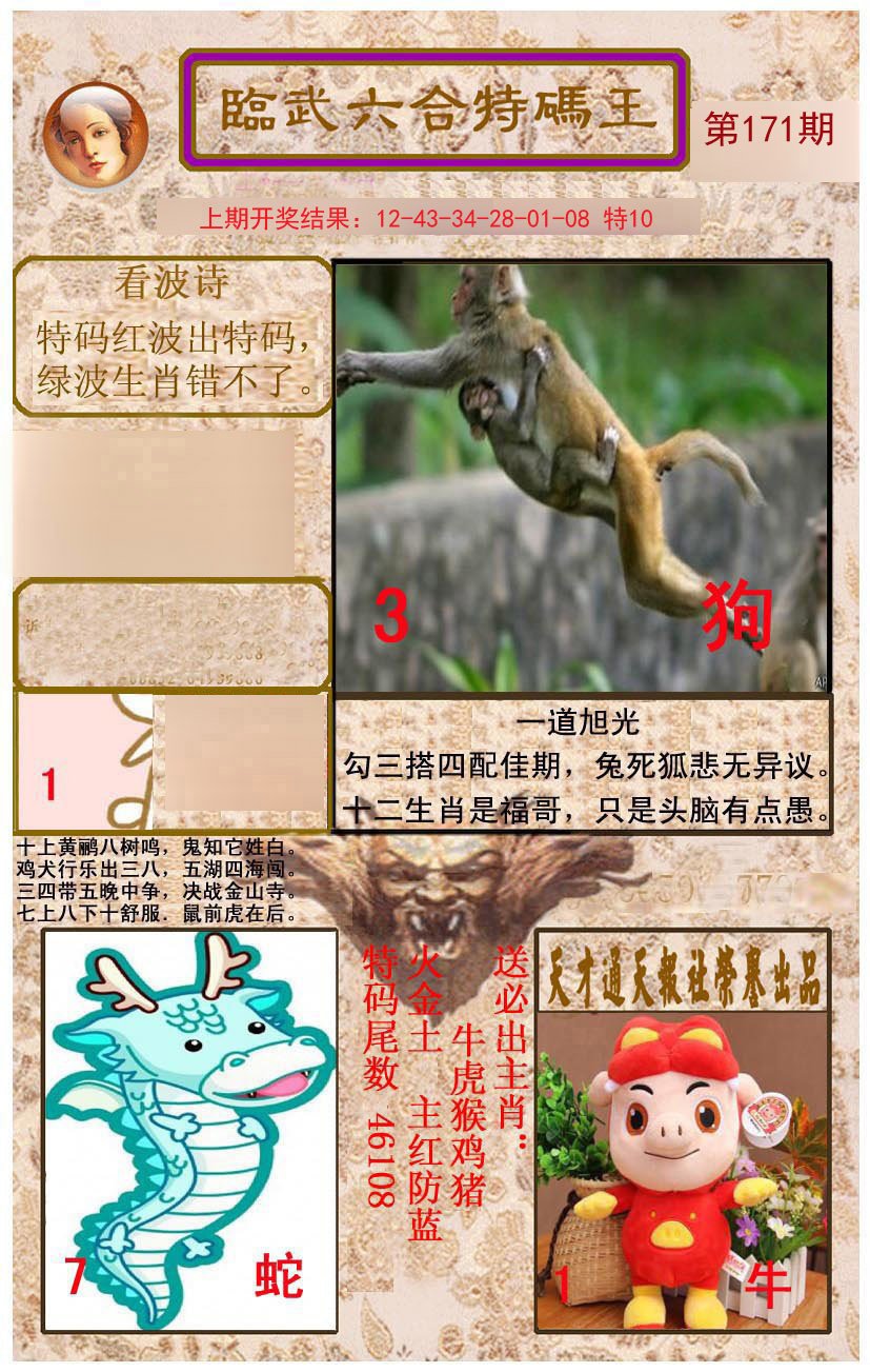 2024171期临武六合特码王