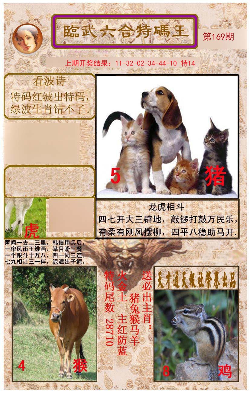 2024169期临武六合特码王