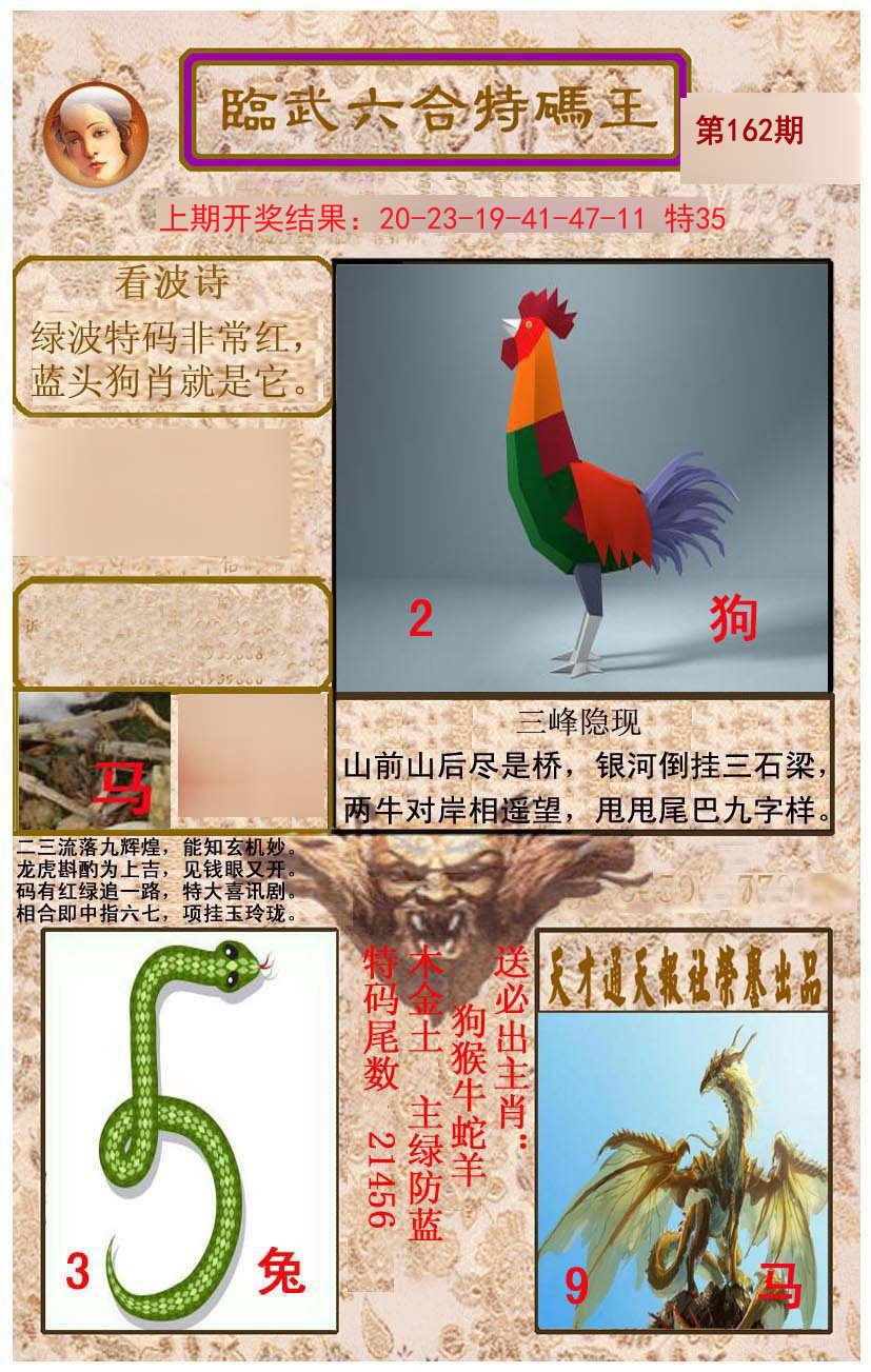 2024162期临武六合特码王
