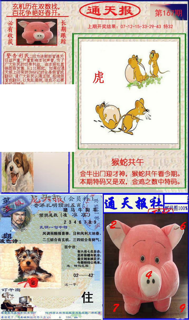 2024167期实力通天报