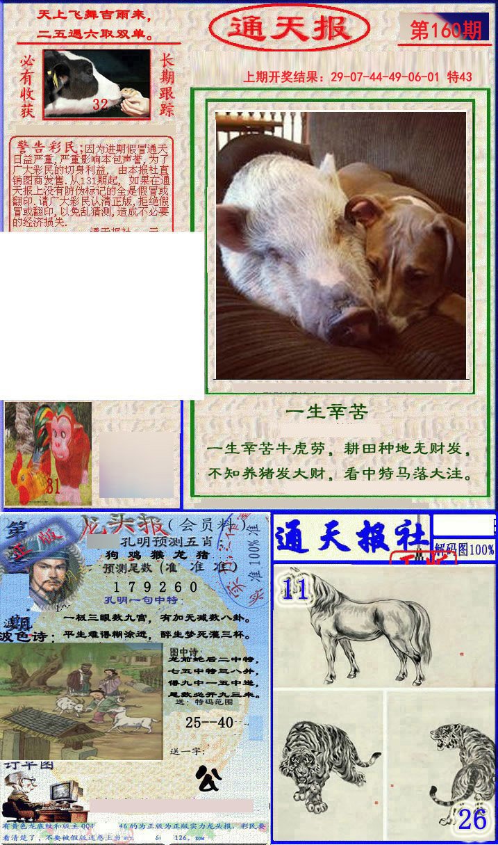 2024160期实力通天报