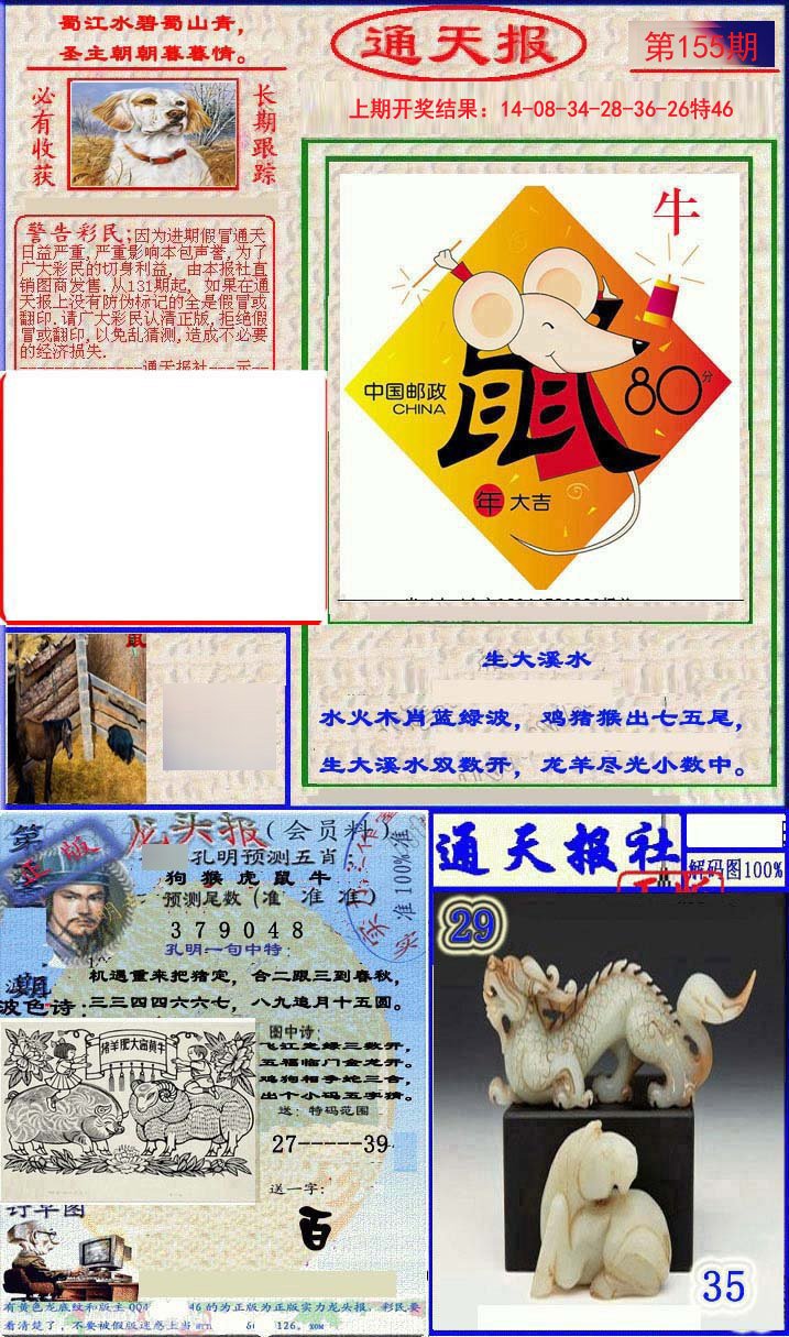 2024155期实力通天报