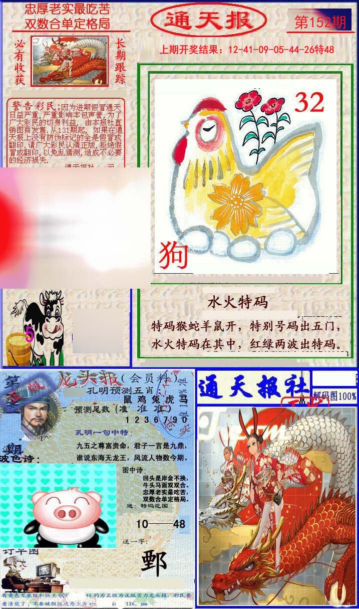 2024152期实力通天报