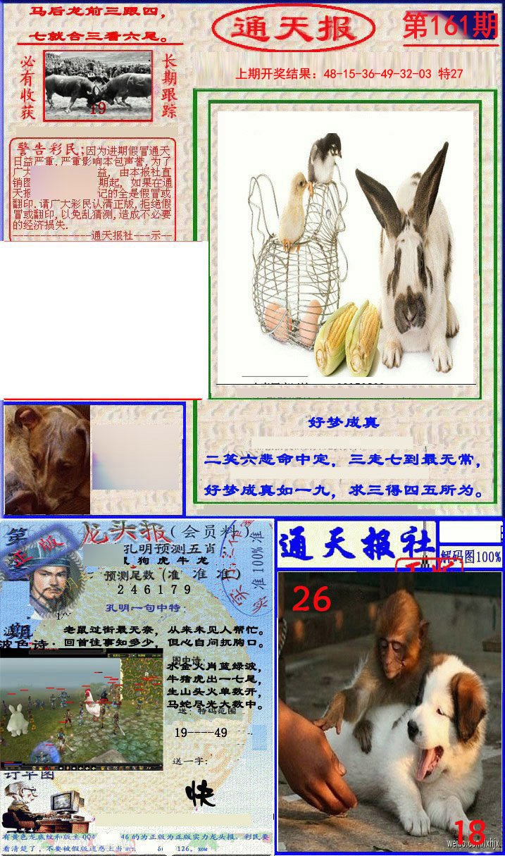 2024161期实力通天报
