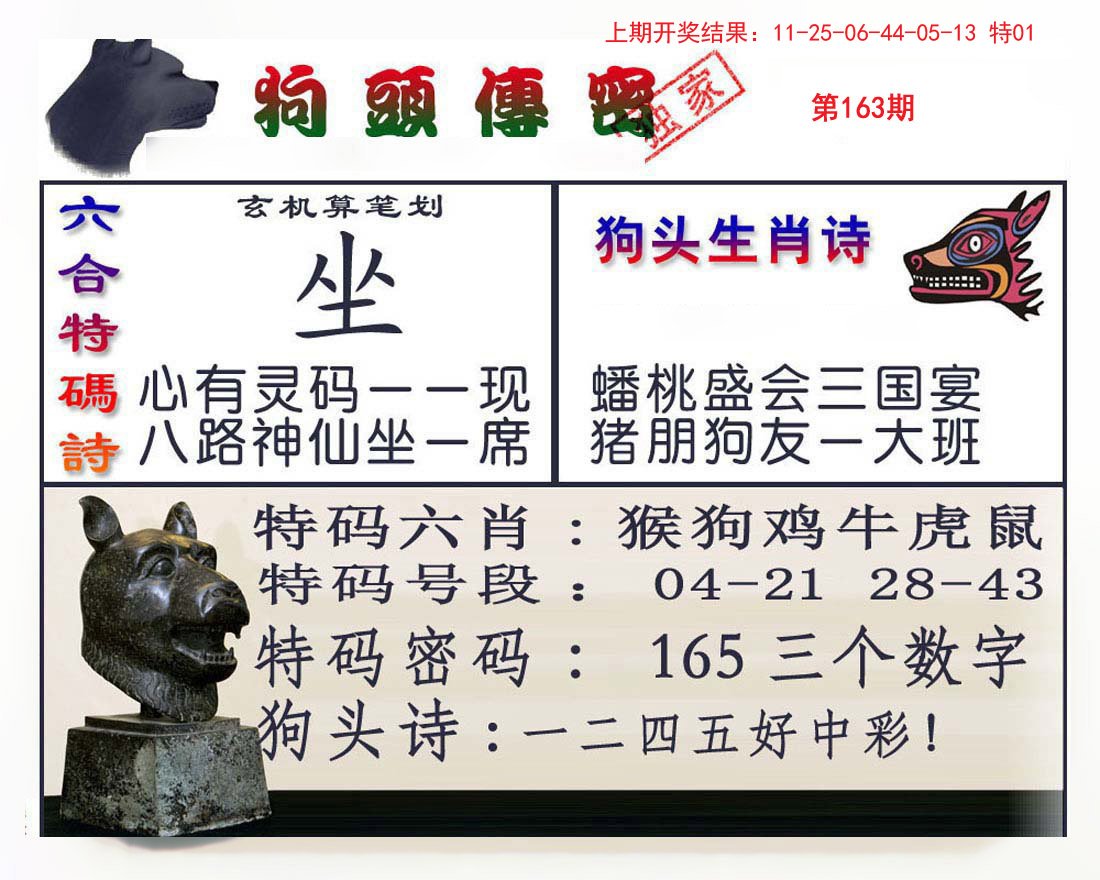 2024163期狗头传密