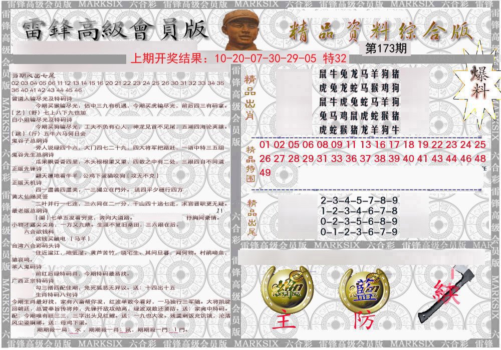 2024173期雷锋资料综合版