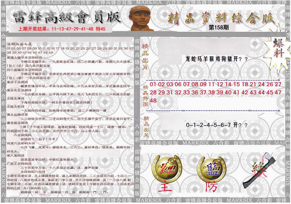2024158期雷锋资料综合版