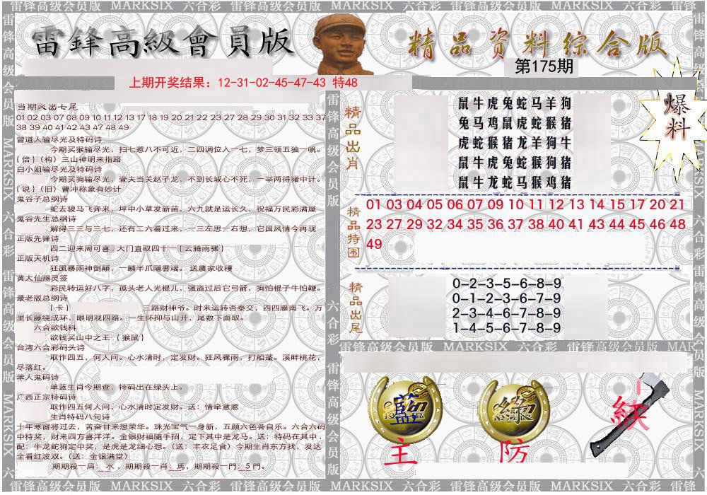 2024175期雷锋资料综合版