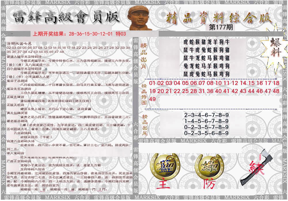 2024177期雷锋资料综合版