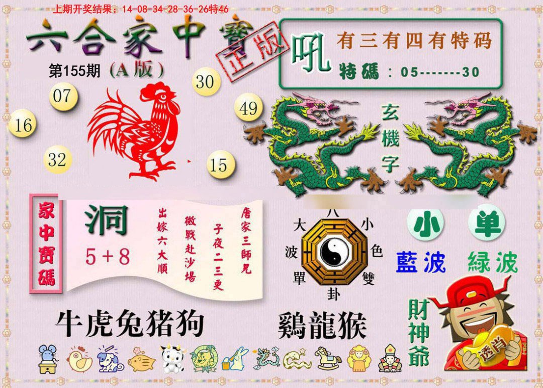 2024155期六合家中宝A