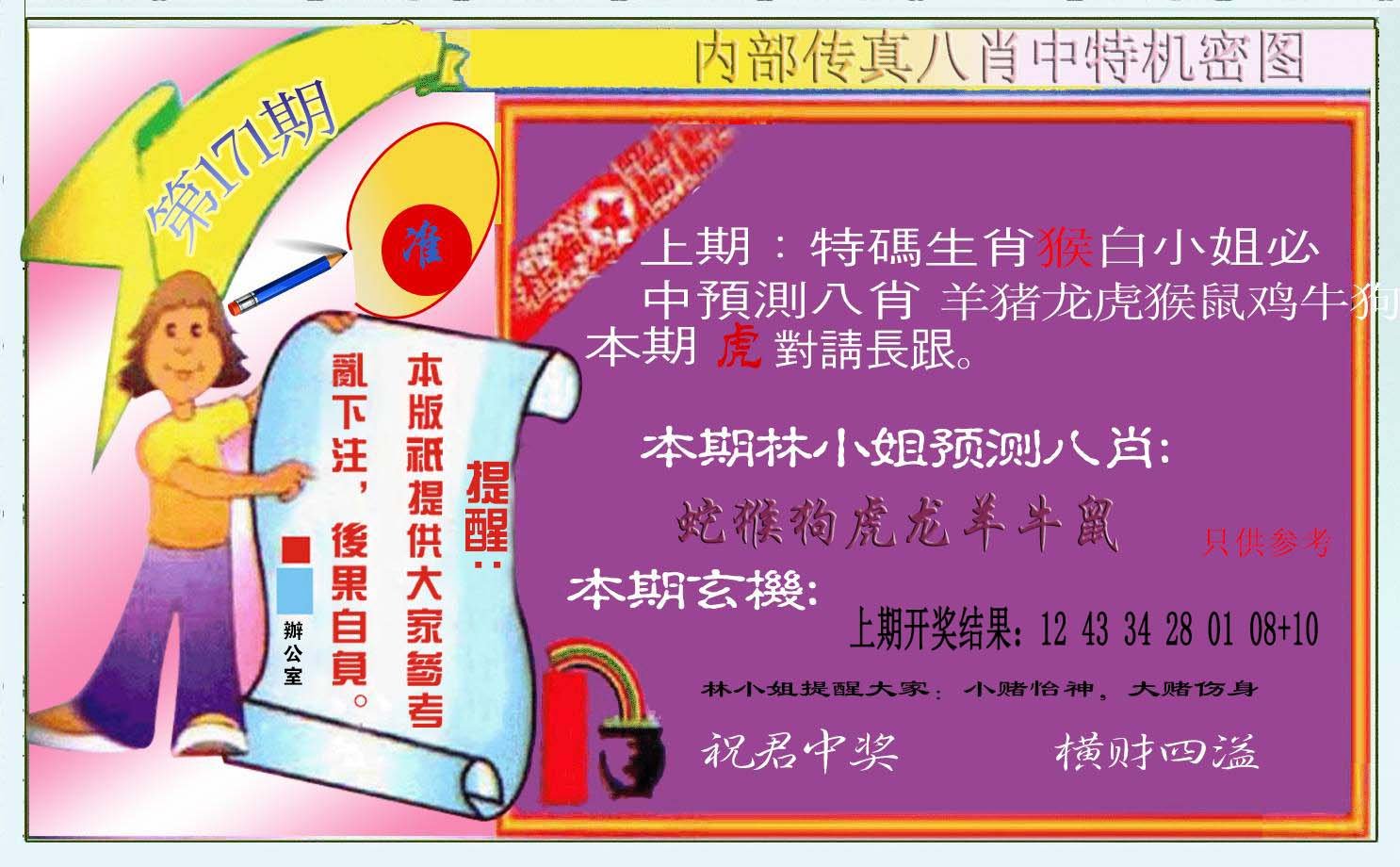 2024171期八肖中特图