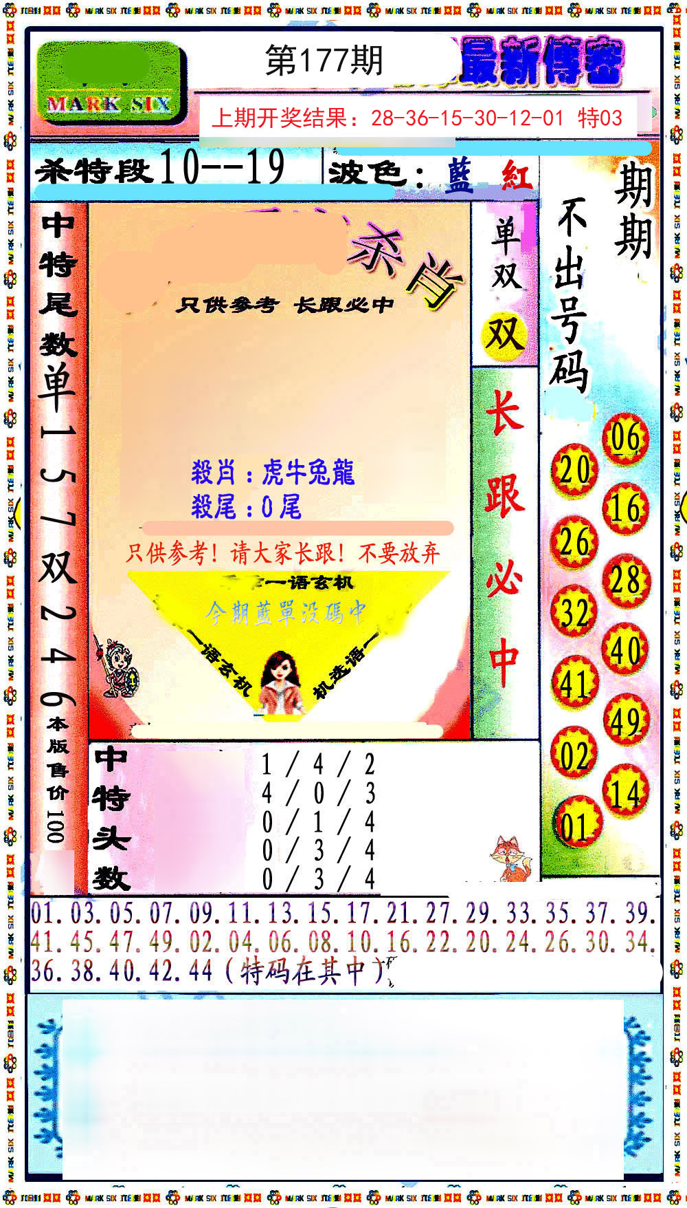 2024177期最新传密绝杀6肖