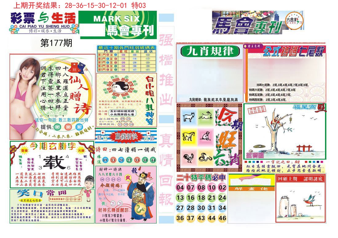2024177期马会专刊A