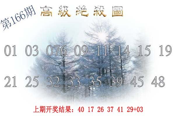 2024166期高级内部绝杀