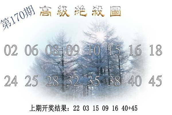 2024170期高级内部绝杀