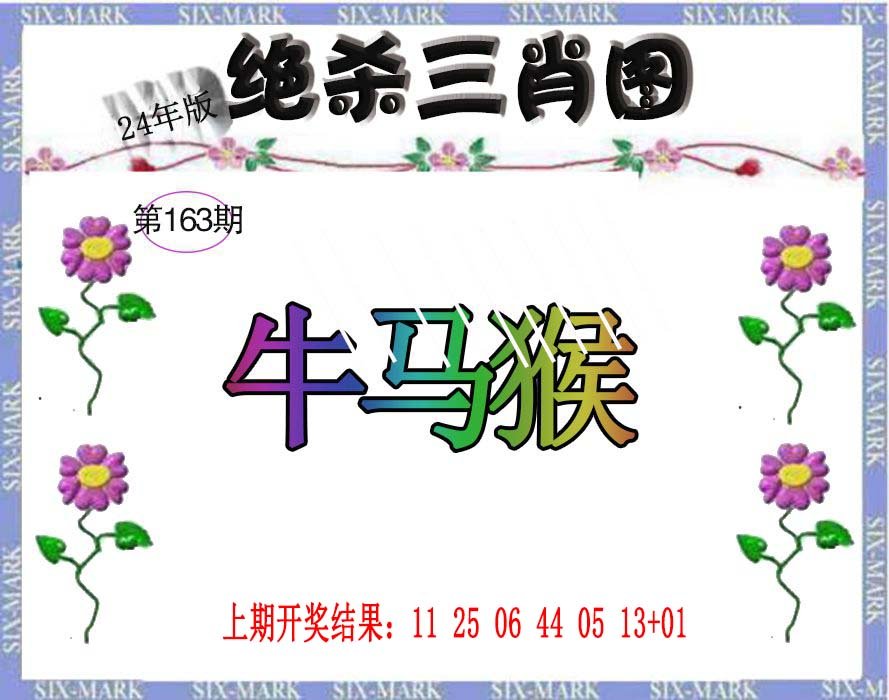 2024163期生财有道杀三肖