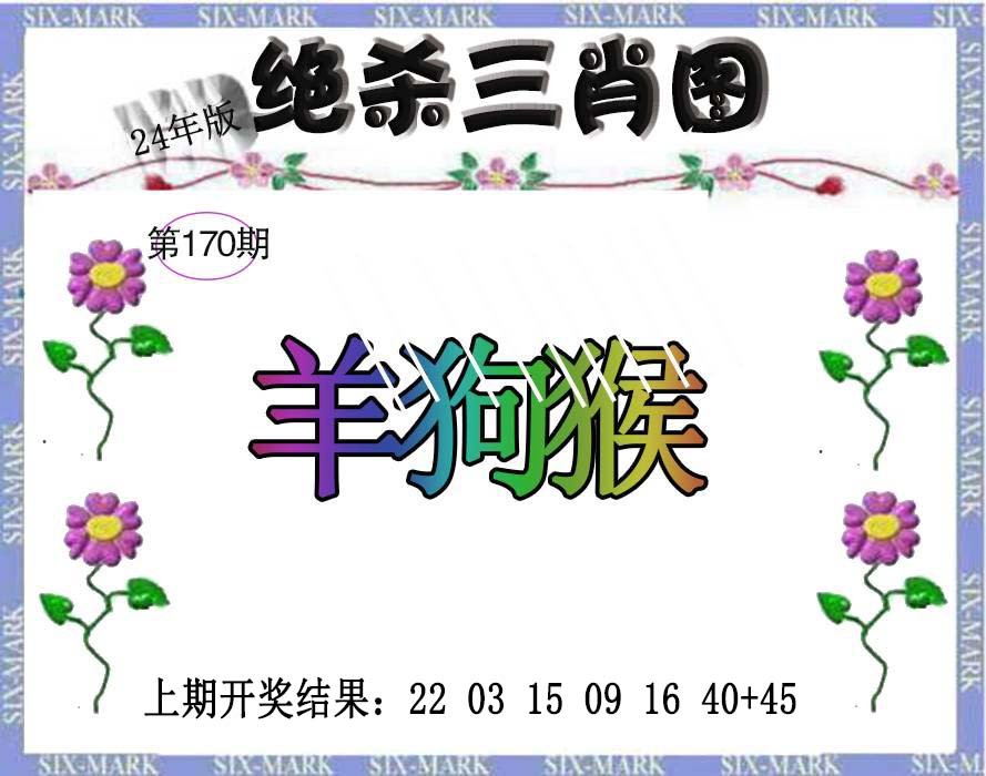 2024170期生财有道杀三肖