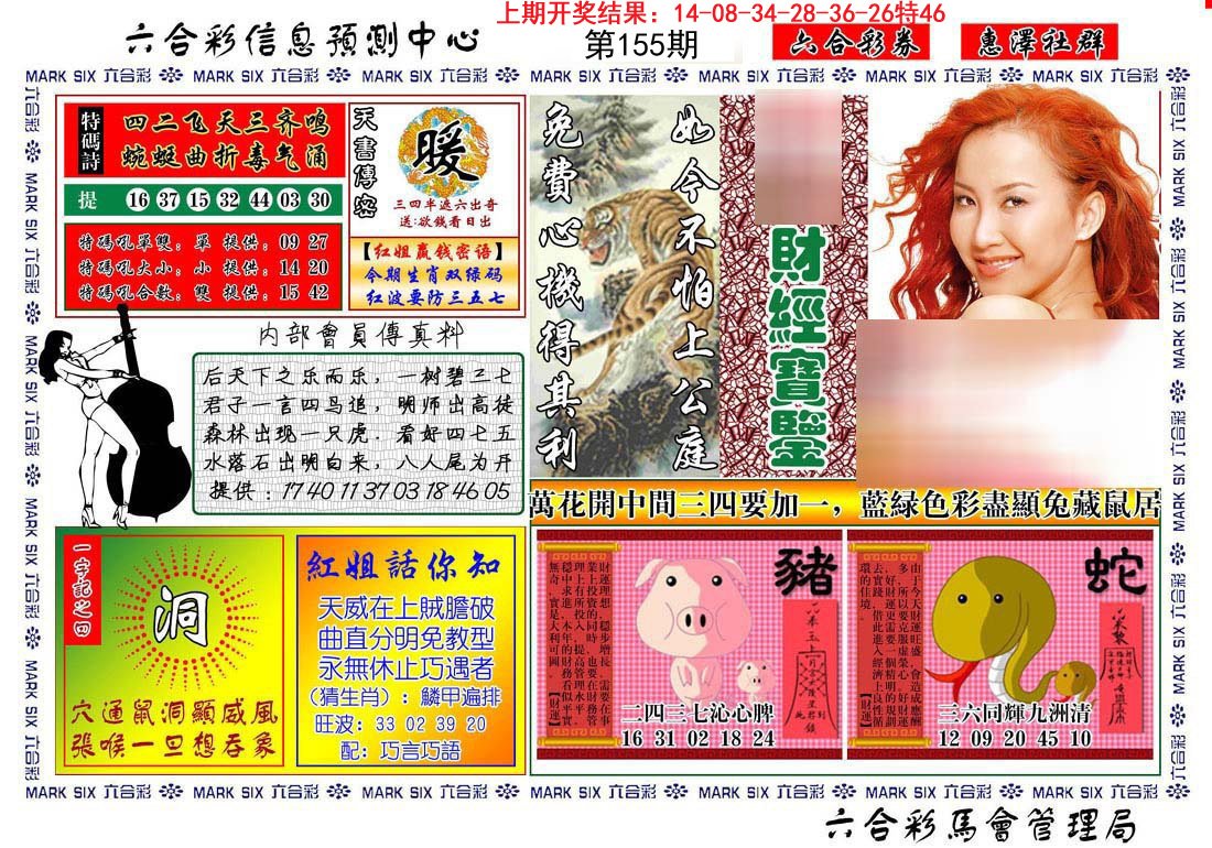 2024155期红姐财经宝鉴