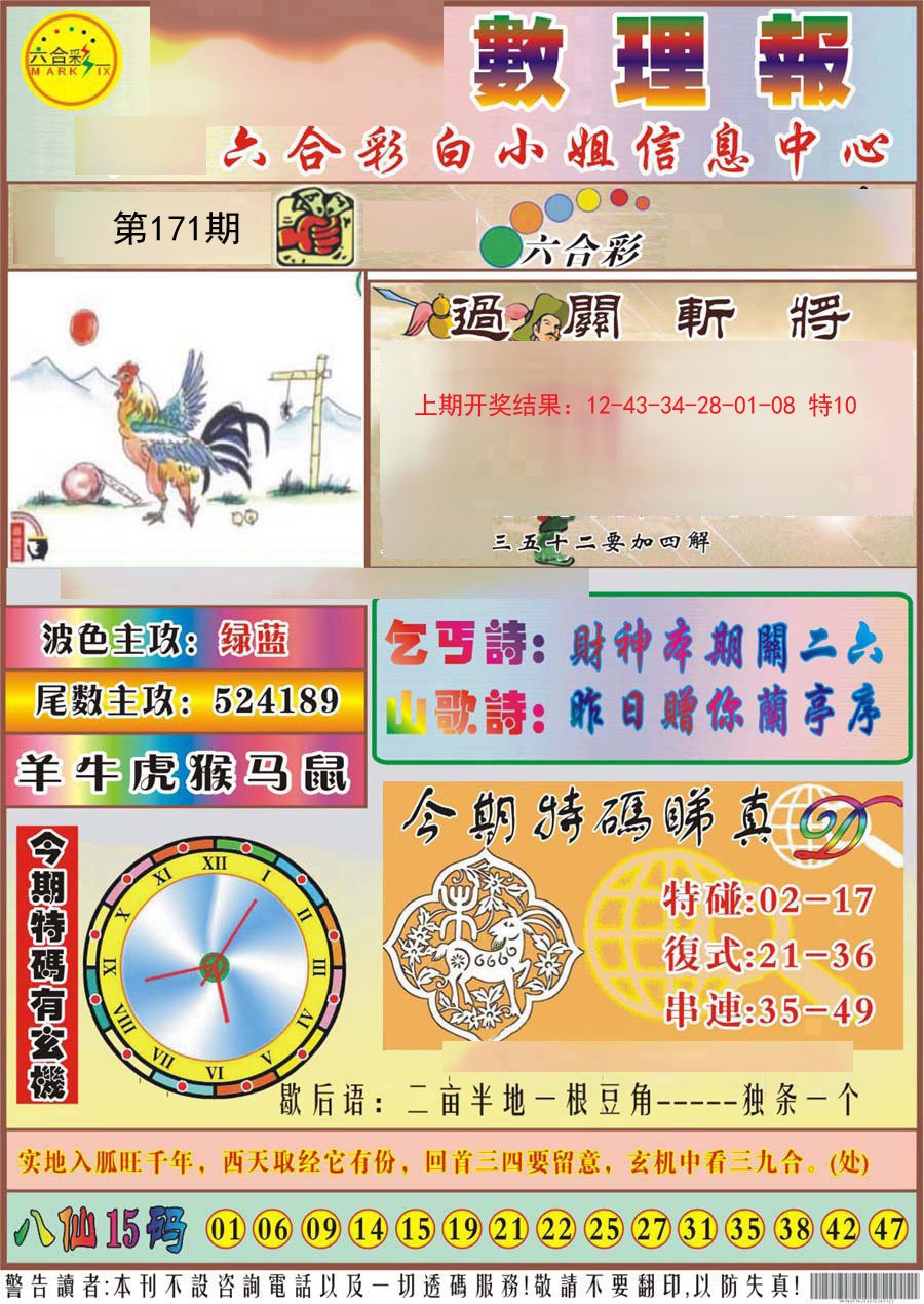 2024171期九龙数理报