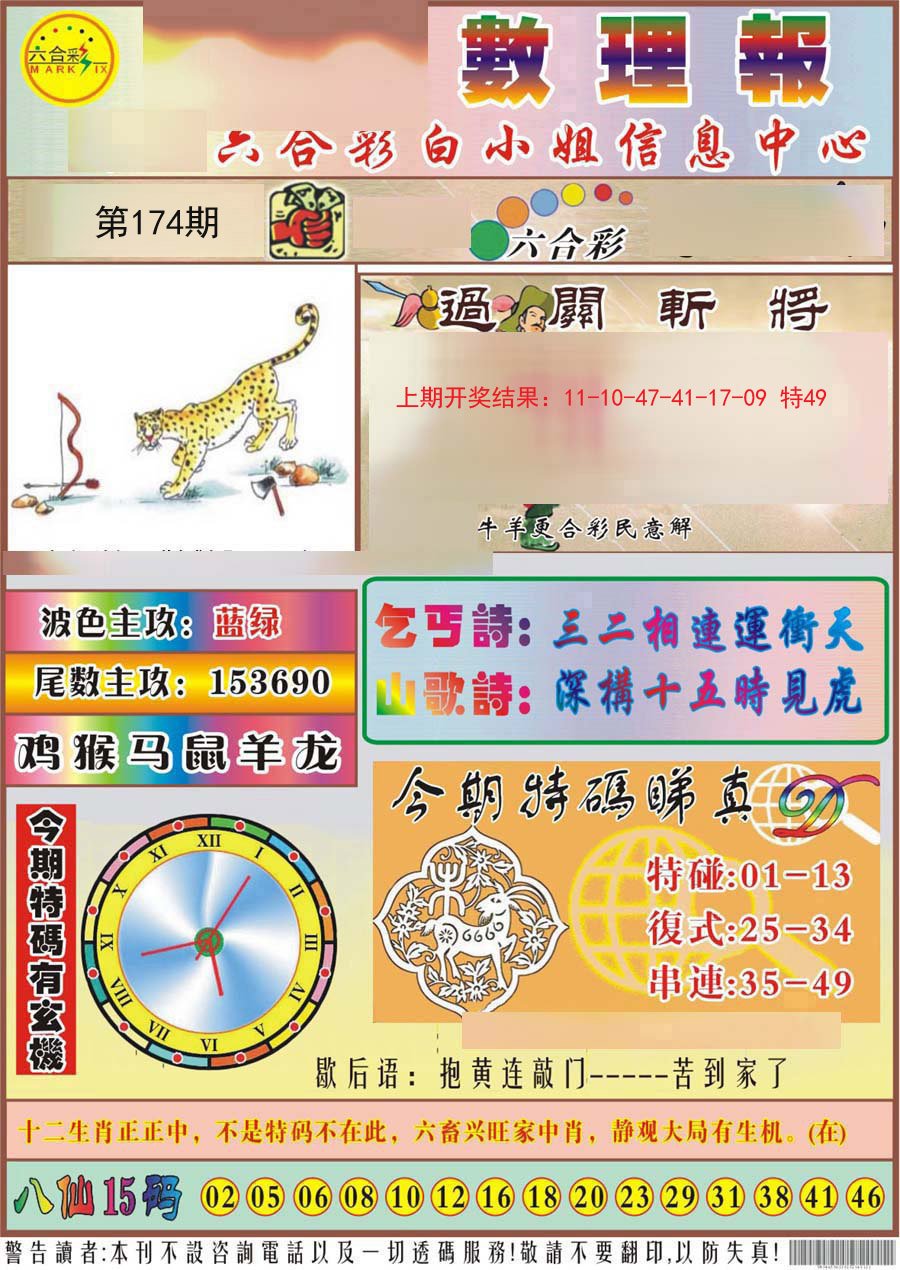 2024174期九龙数理报
