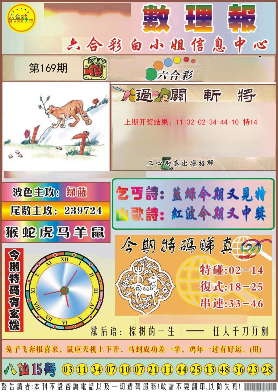 2024169期九龙数理报