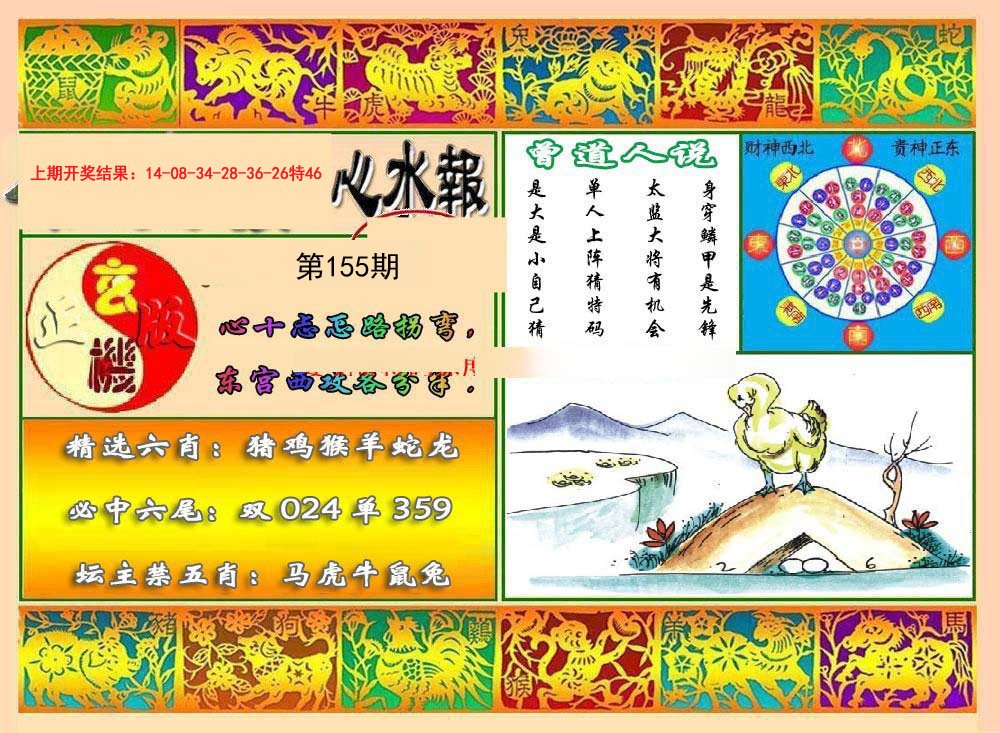 2024155期九龙心水报