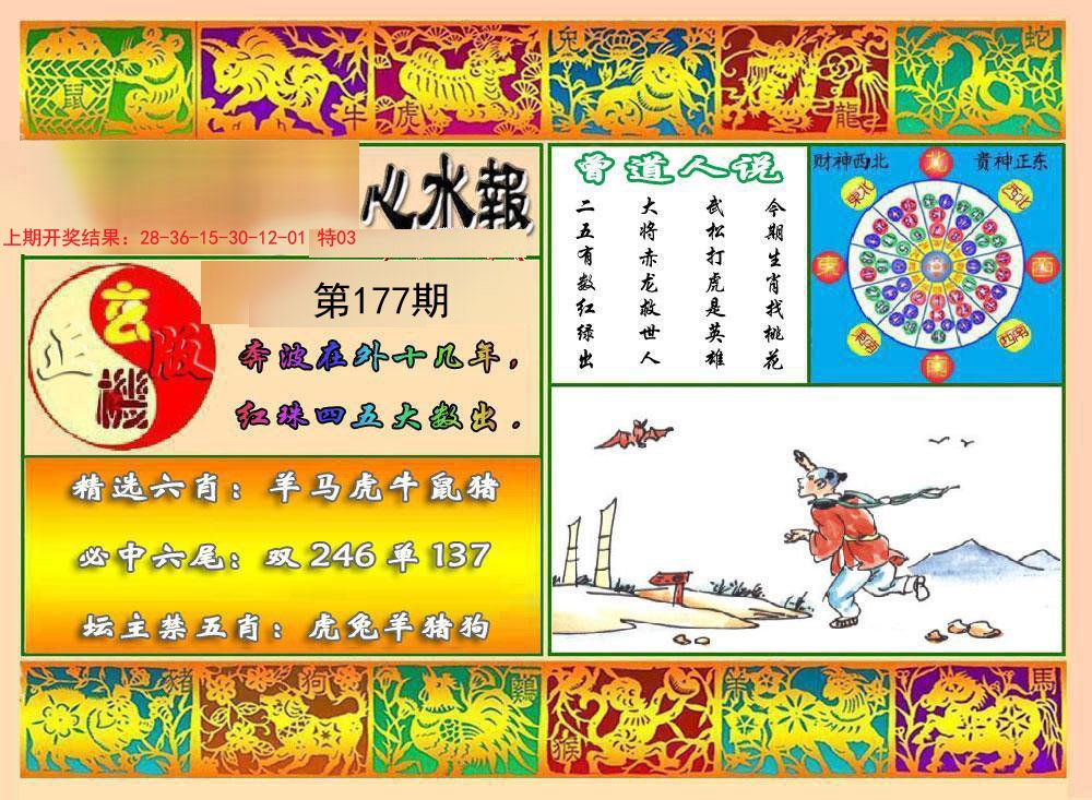 2024177期九龙心水报