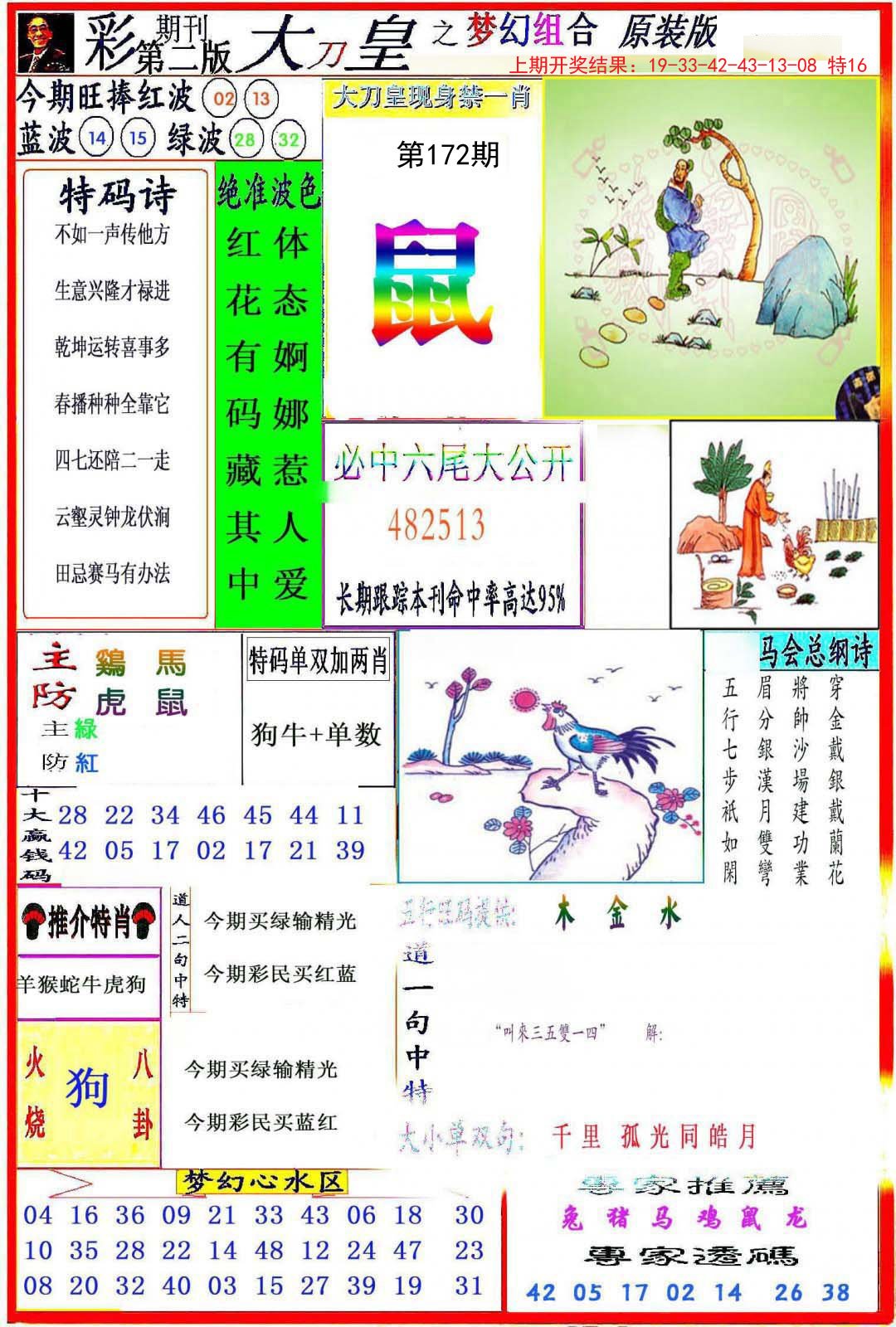 2024172期大刀皇之(梦幻组合)