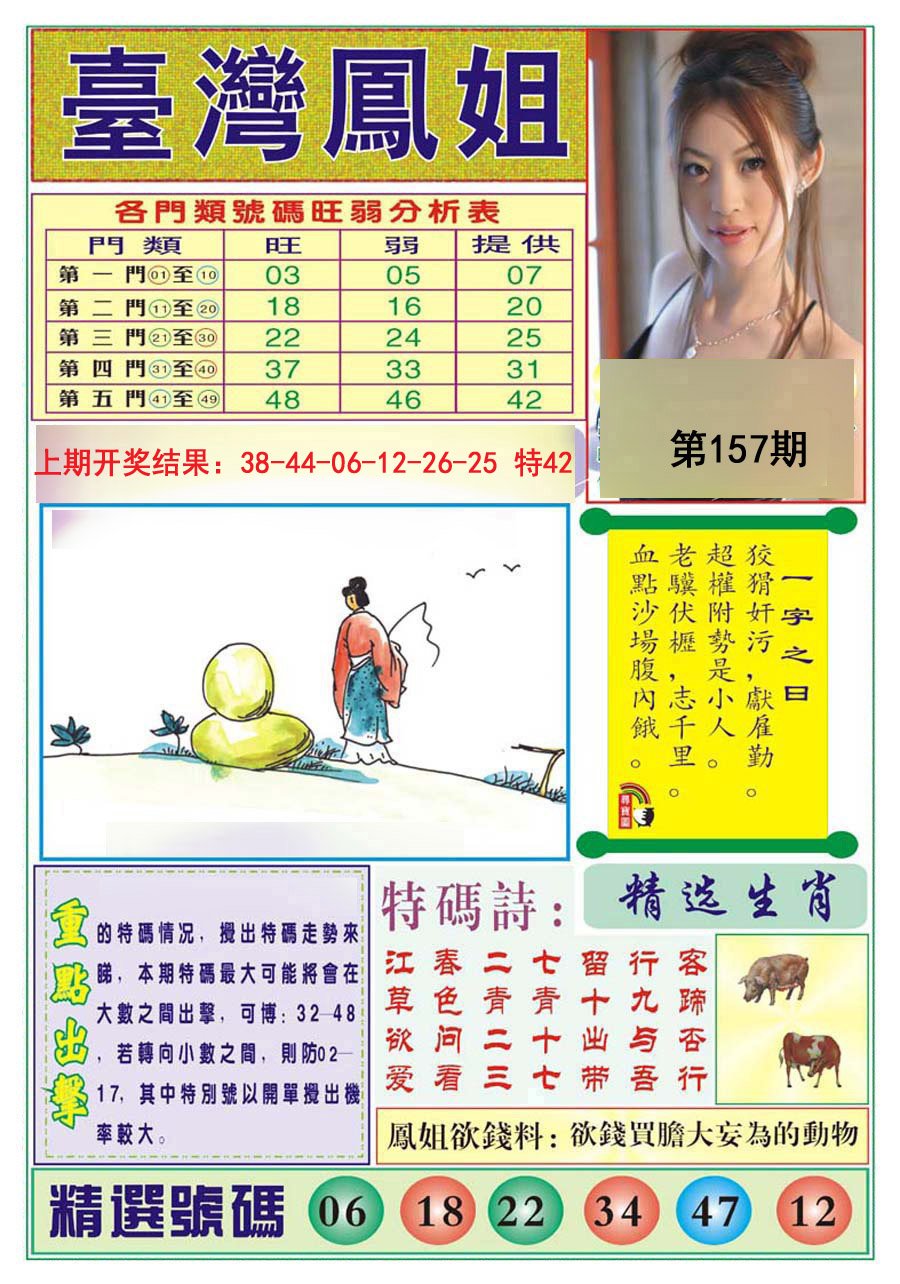 2024157期台湾凤姐