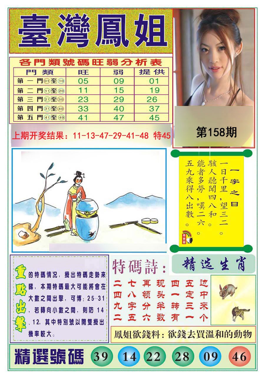 2024158期台湾凤姐