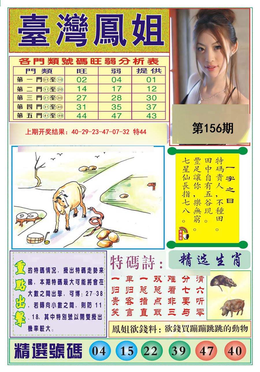 2024156期台湾凤姐