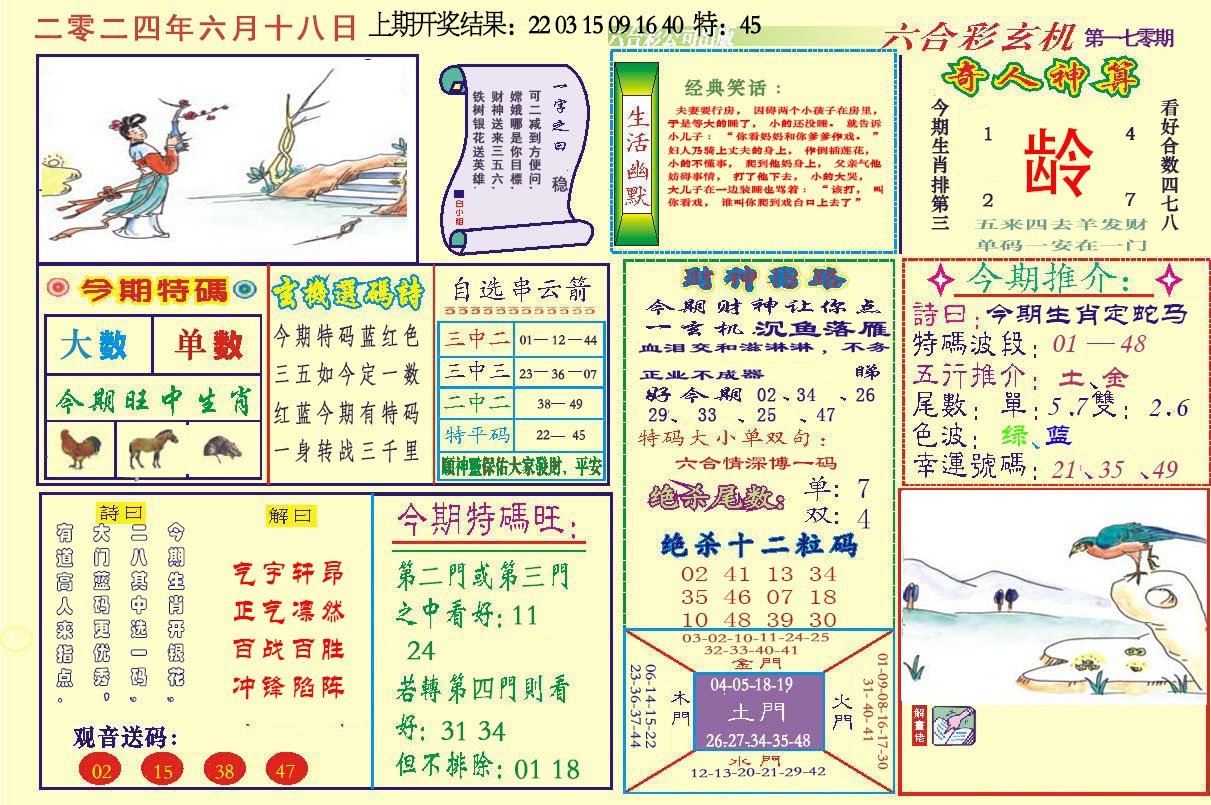 2024170期六合玄机