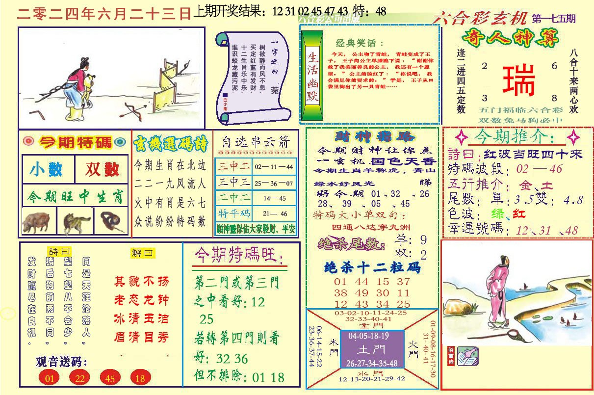 2024175期六合玄机