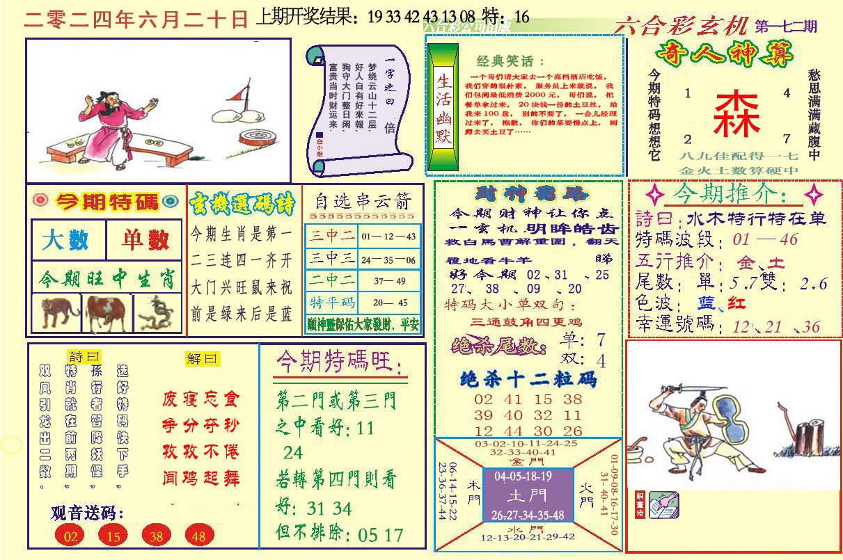 2024172期六合玄机