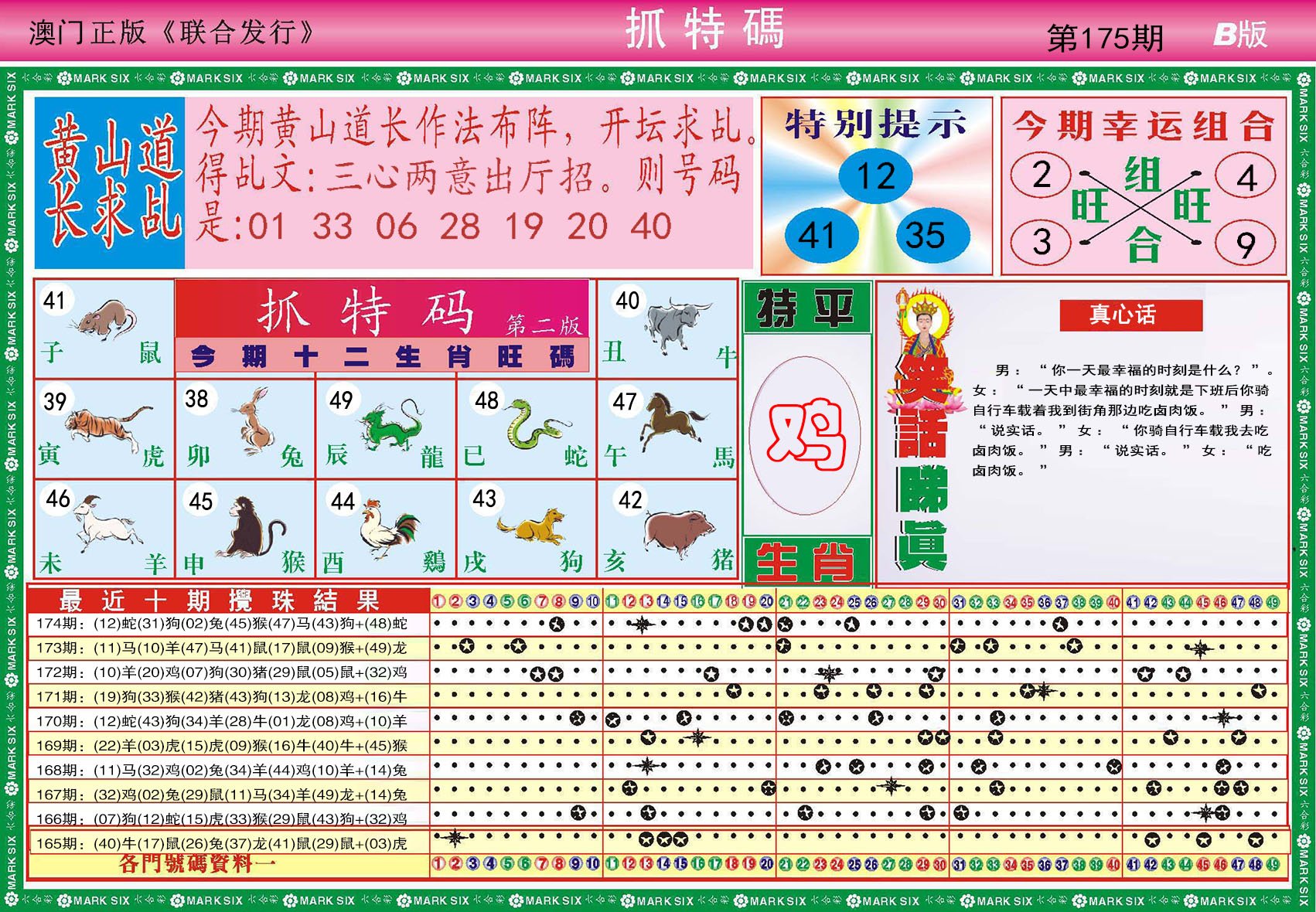 2024175期118抓特码B