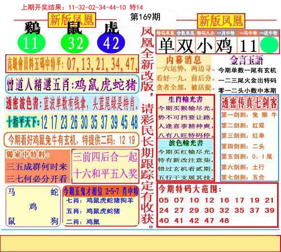 2024169期二代凤凰报