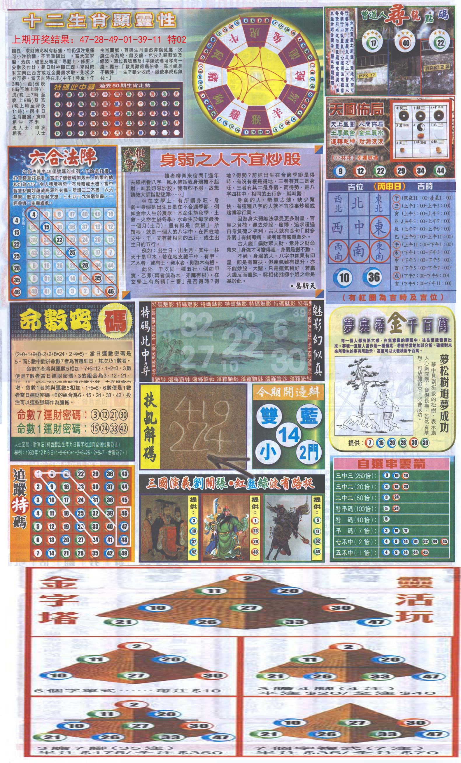 2024181期新报跑狗-2(背面)