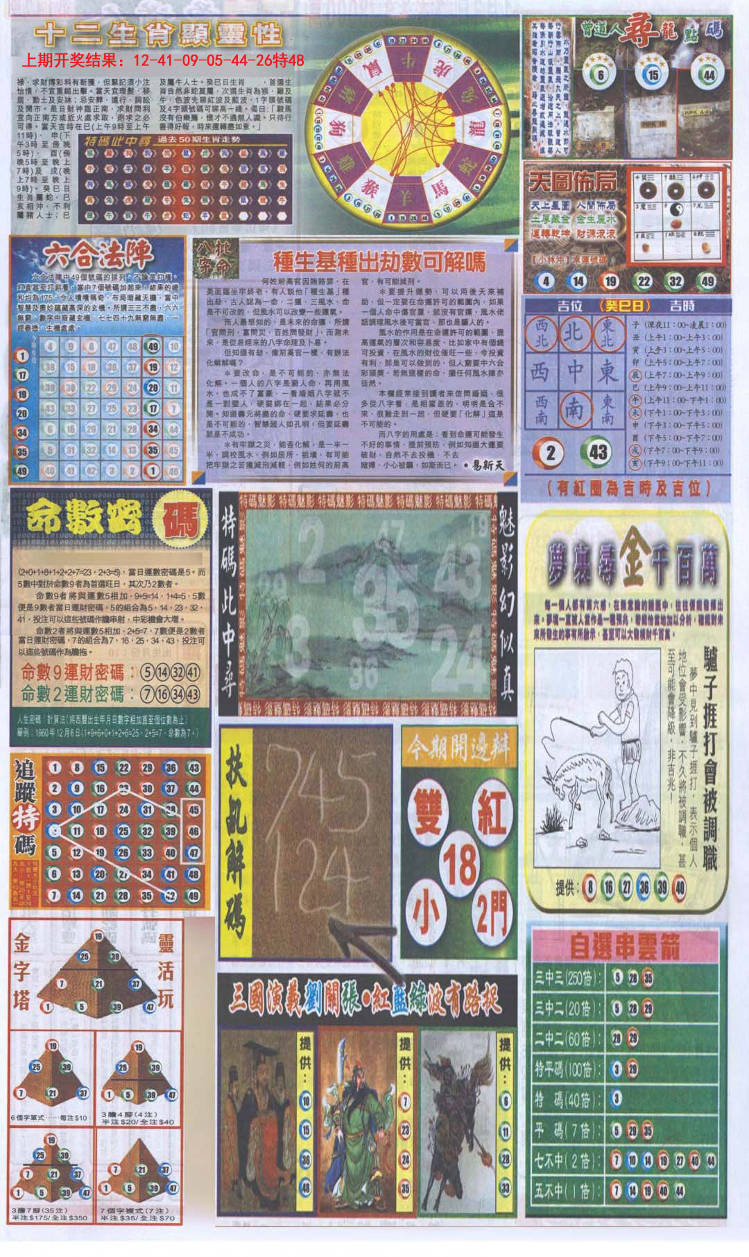 2024152期新报跑狗-2(背面)