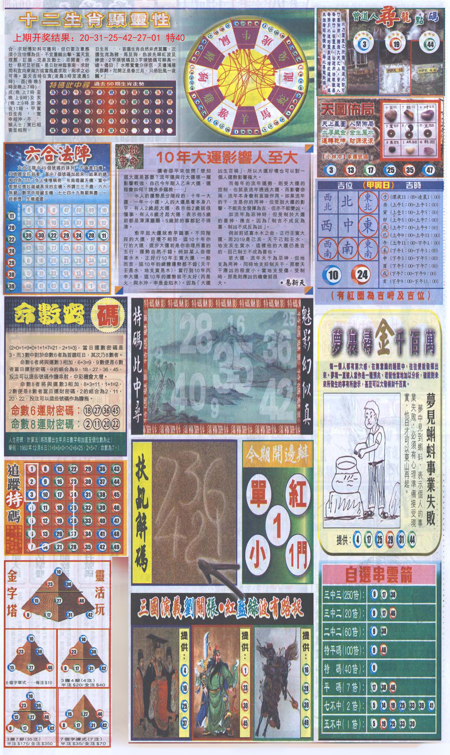 2024164期新报跑狗-2(背面)