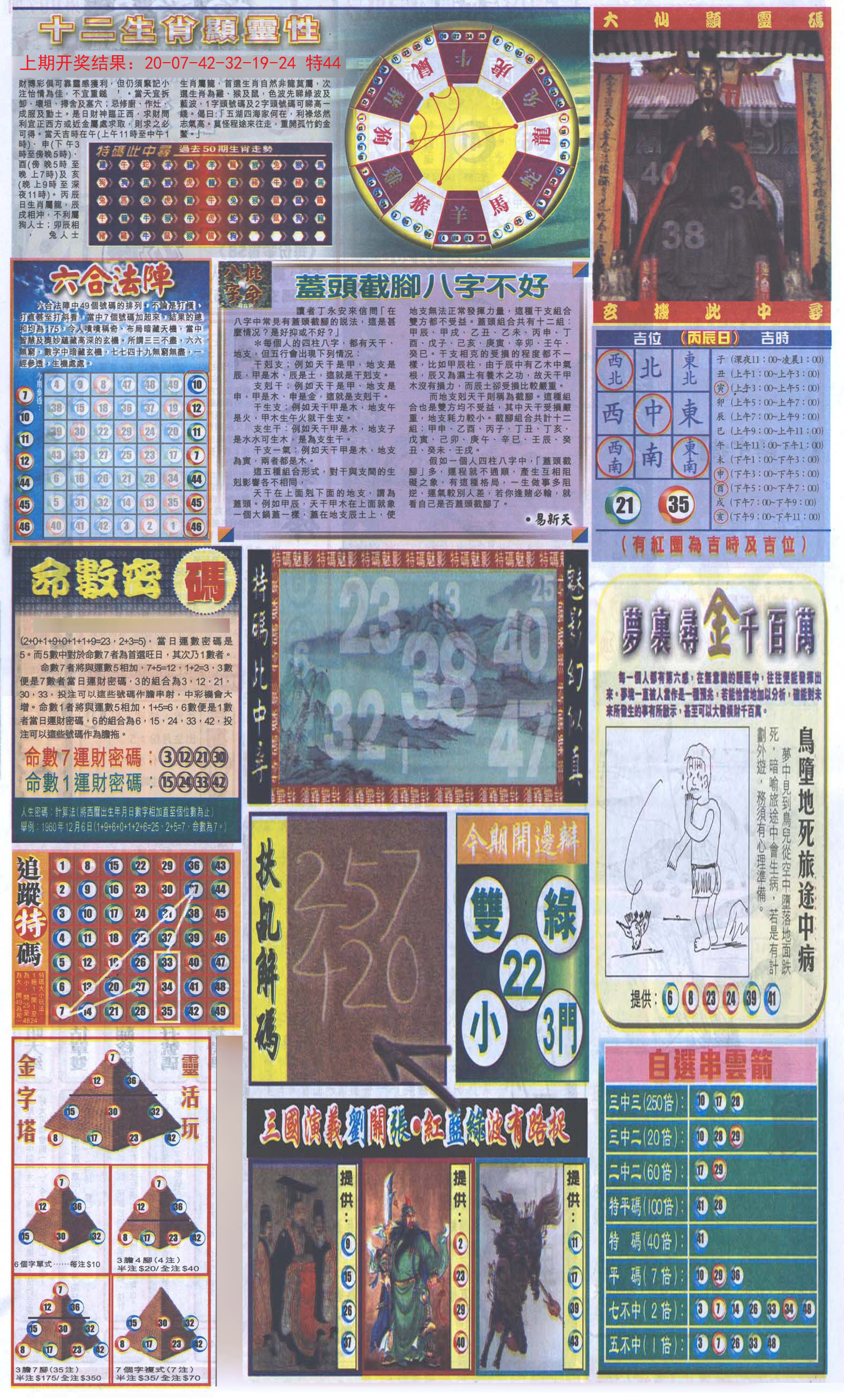 2024165期新报跑狗-2(背面)